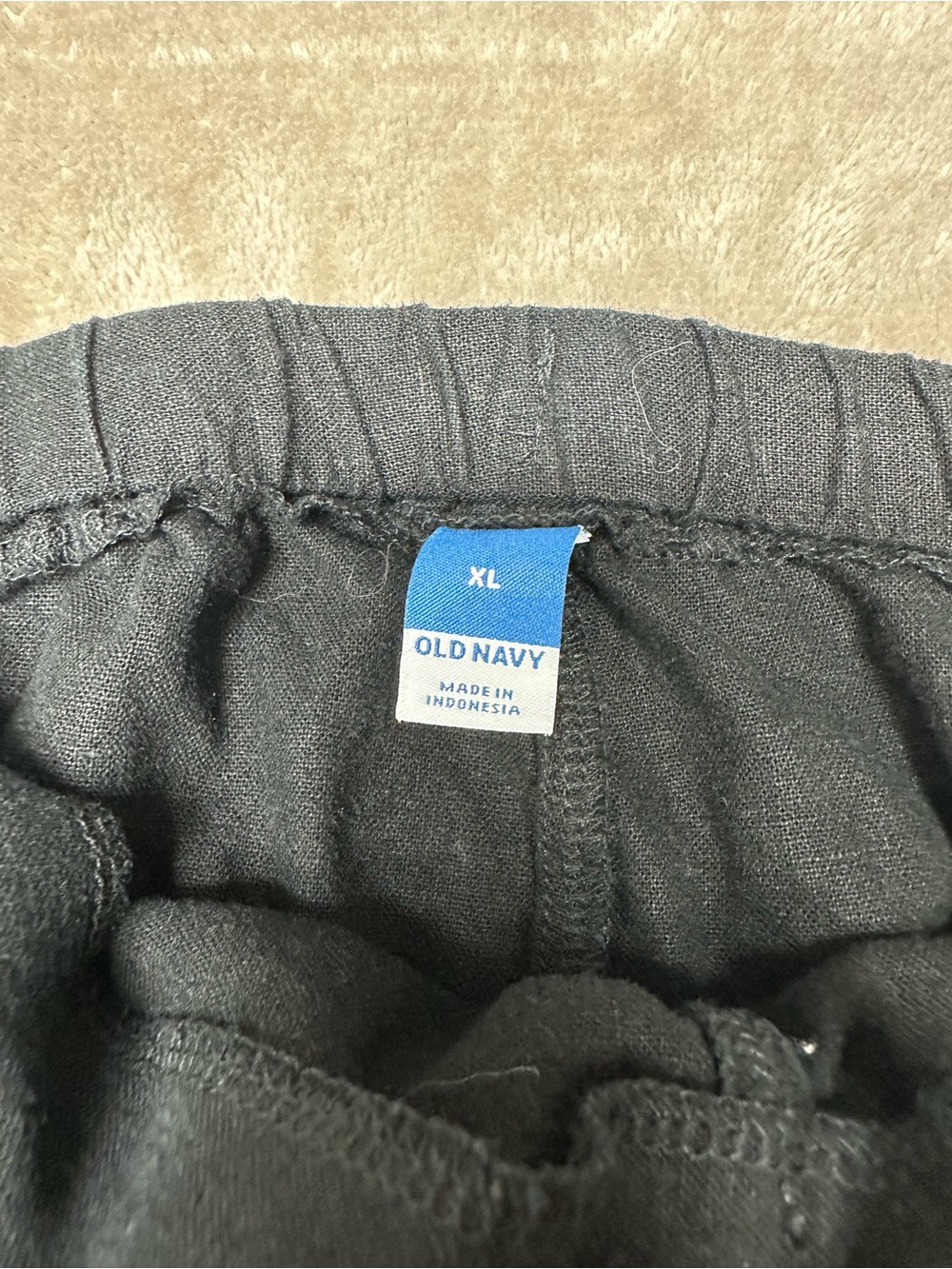 Old Navy Black Side-Tie Linen-Blend Skort - Picture 5 of 5